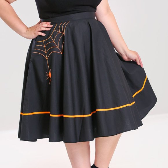 Hell bunny Dresses & Skirts - Miss Muffet 50's Skirt in Orange